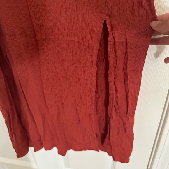 Linen Blend Sleeveless Maxi Dress - Picture 4 of 6